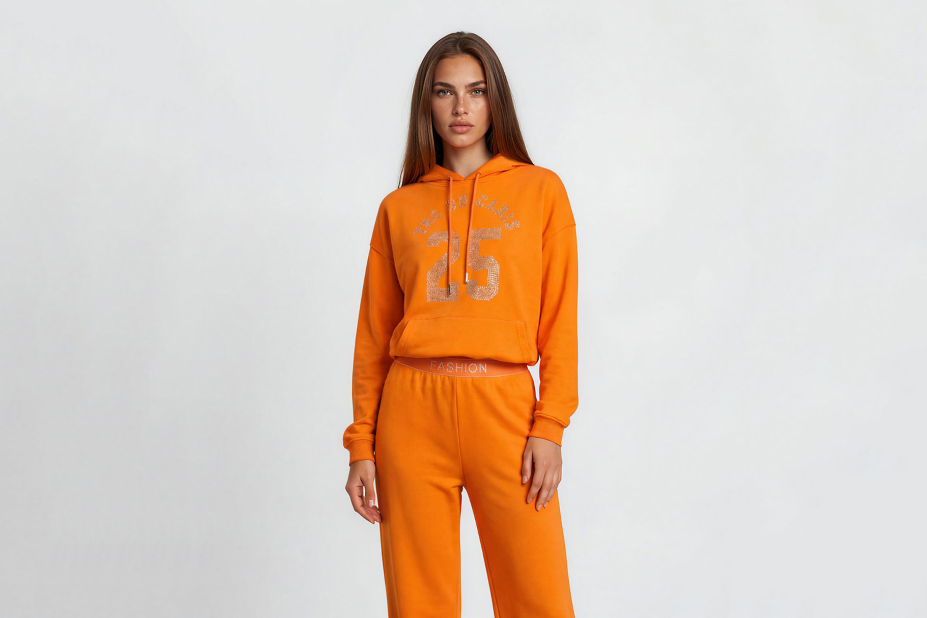 JUMPSUIT SET 2122201 ORANGE