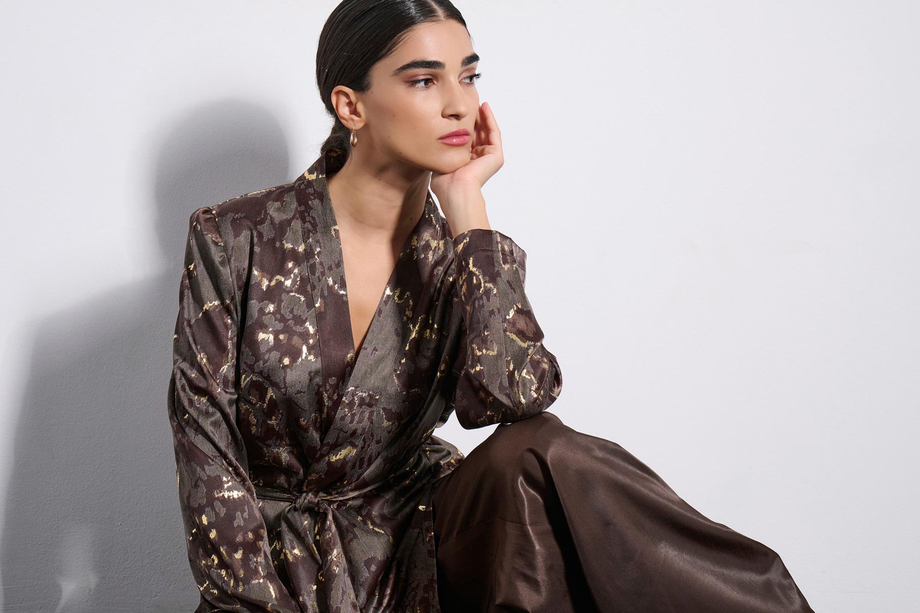 KIMONO 3225513 BROWN