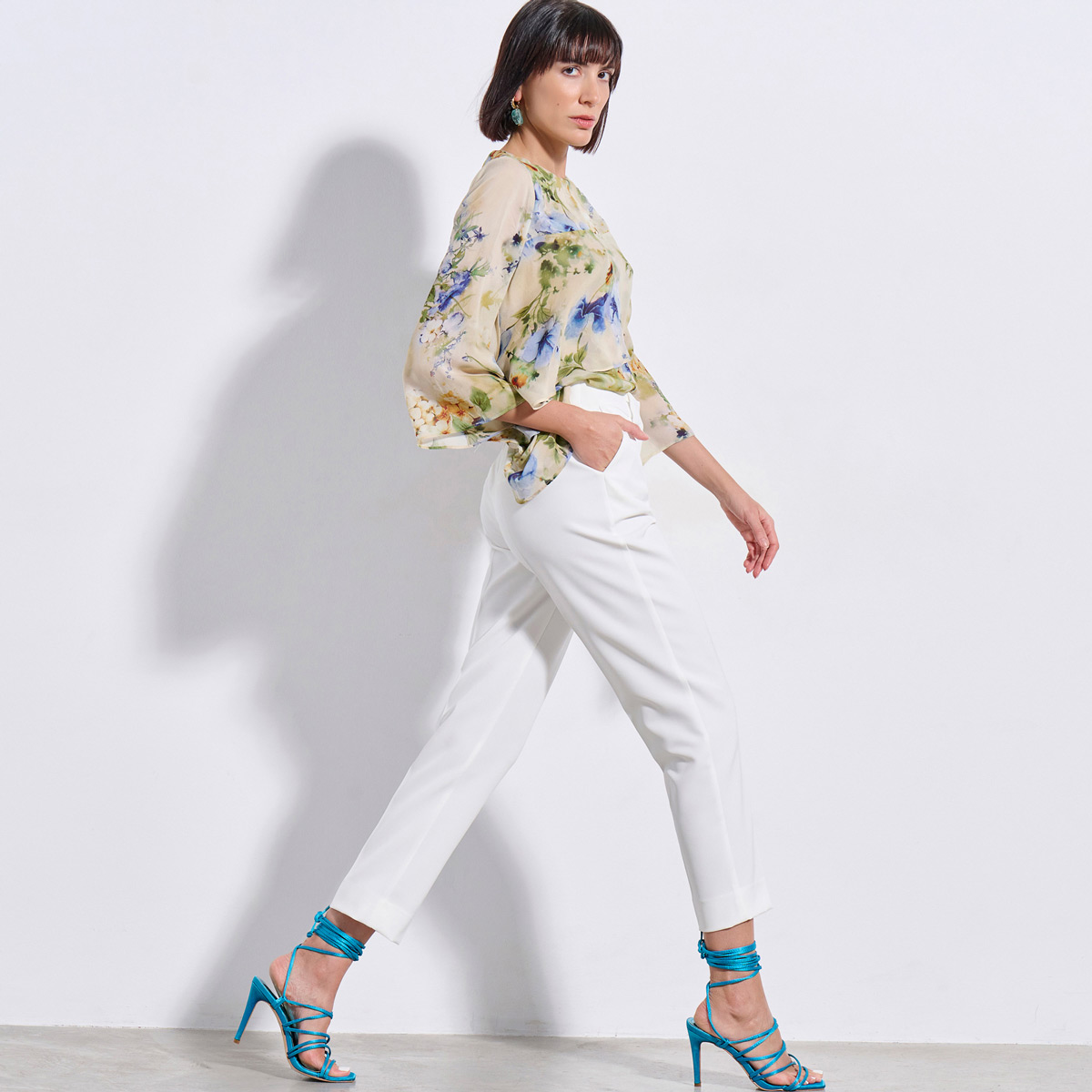 TROUSERS 3126401 OFF WHITE