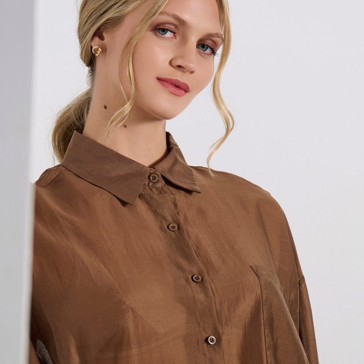 SHIRT 4225801 CHOCOLATE