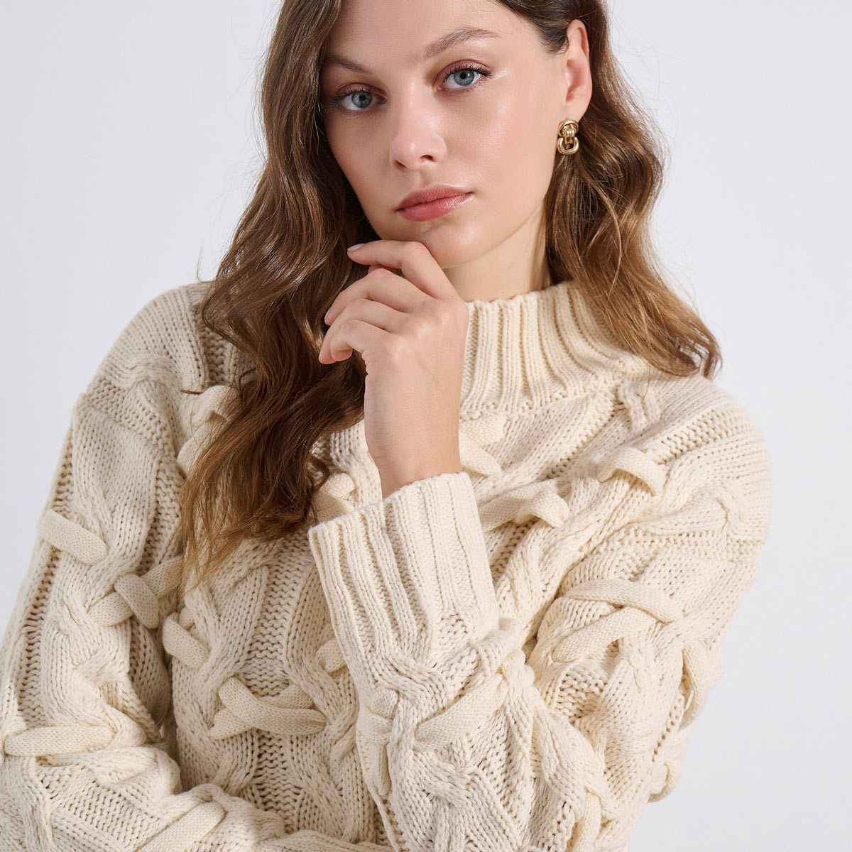 ΠΟΥΛΟΒΕΡ 2225042 OFF WHITE