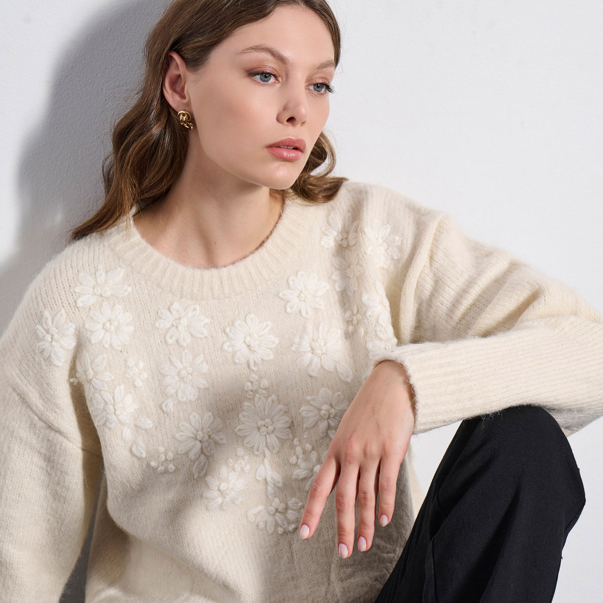 ΠΟΥΛΟΒΕΡ 2225041 OFF WHITE