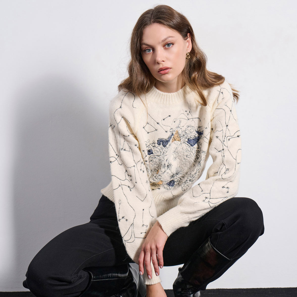 ΠΟΥΛΟΒΕΡ 2225046 OFF WHITE