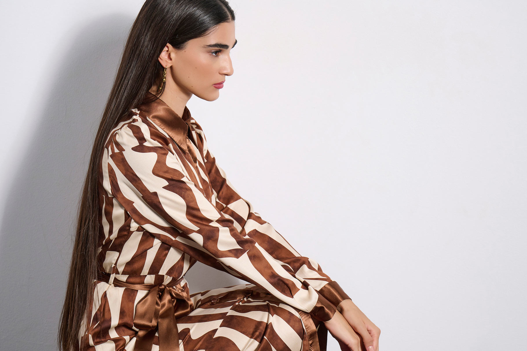 MIDI DRESS 3225901 BEIGE