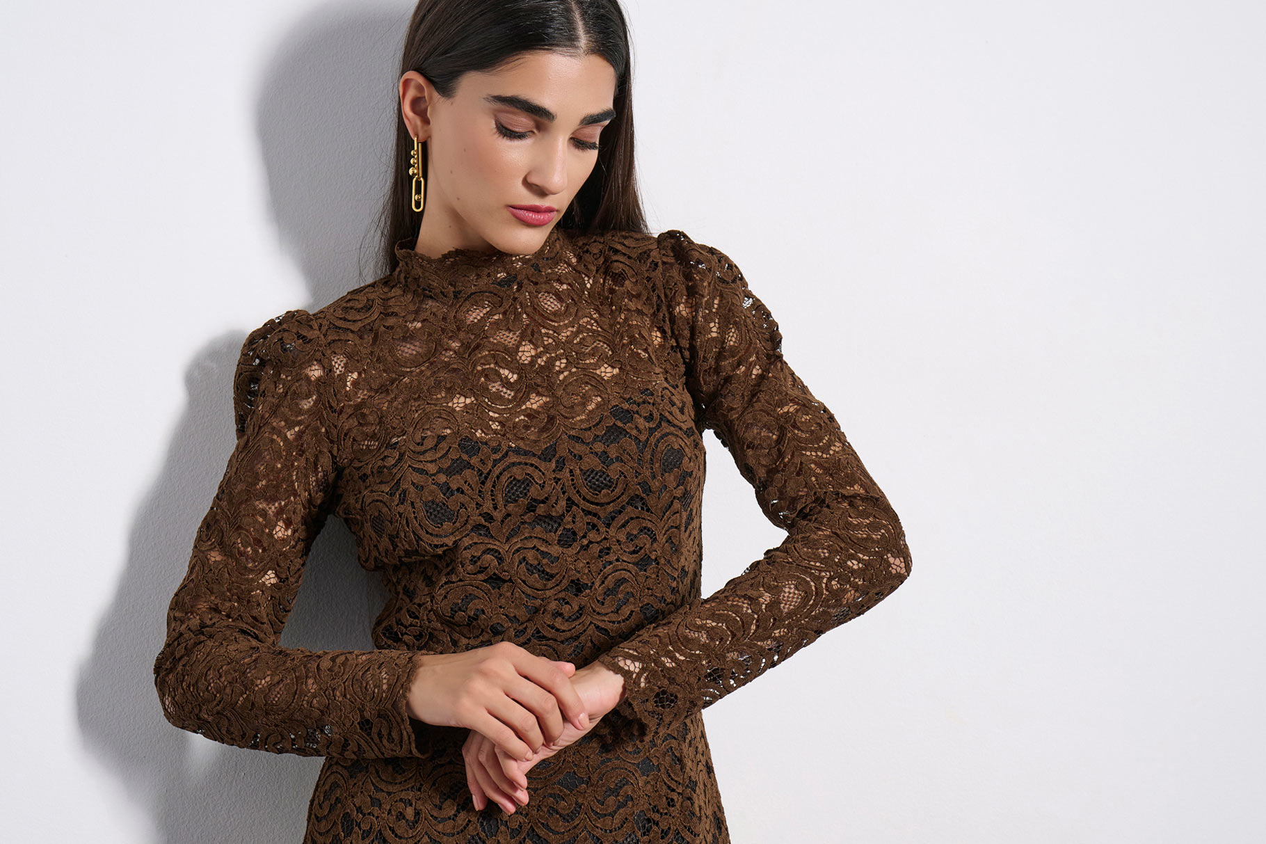 MINI DRESS 3225931 BROWN