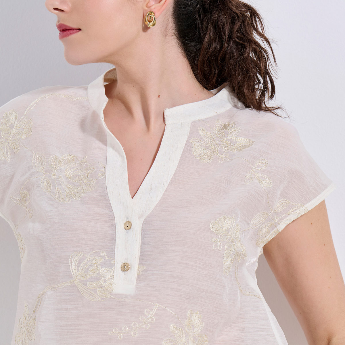 BLOUSE 3126143 OFF WHITE