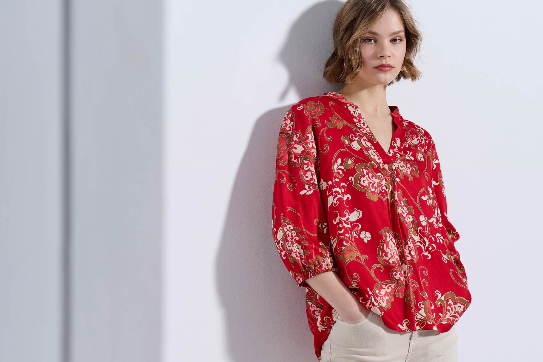 BLOUSE 3126132 RED