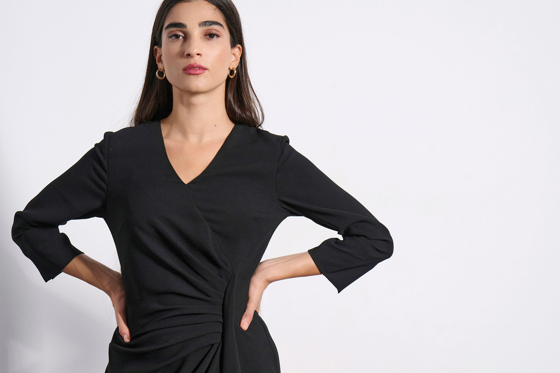 MIDI DRESS 3225916 BLACK