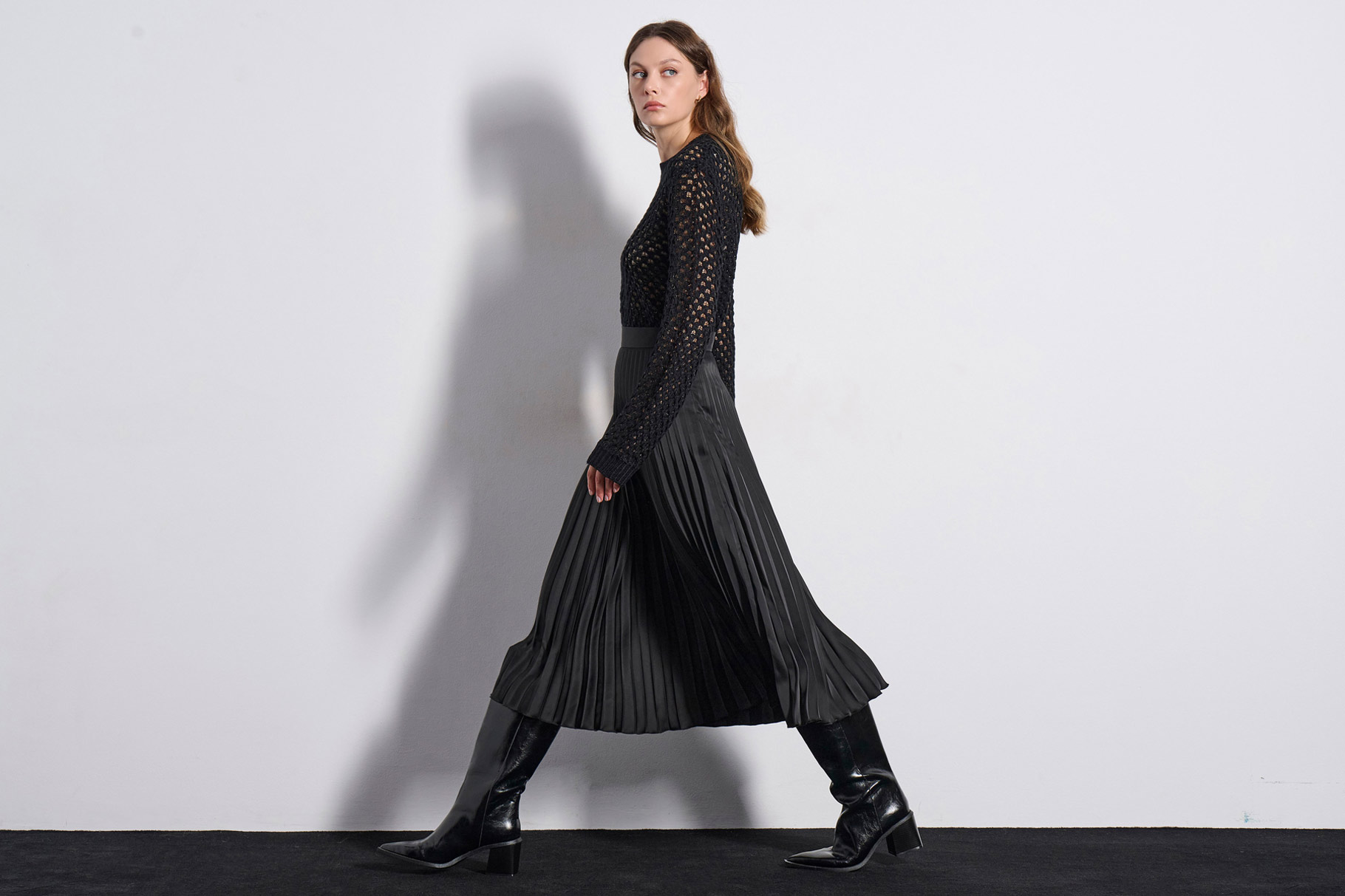 MIDI SKIRT 3225313 BLACK