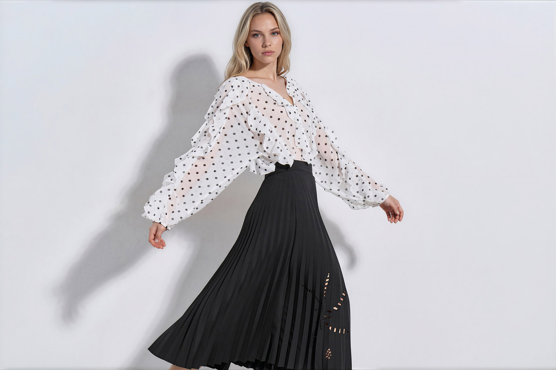 MIDI SKIRT 3126305 BLACK