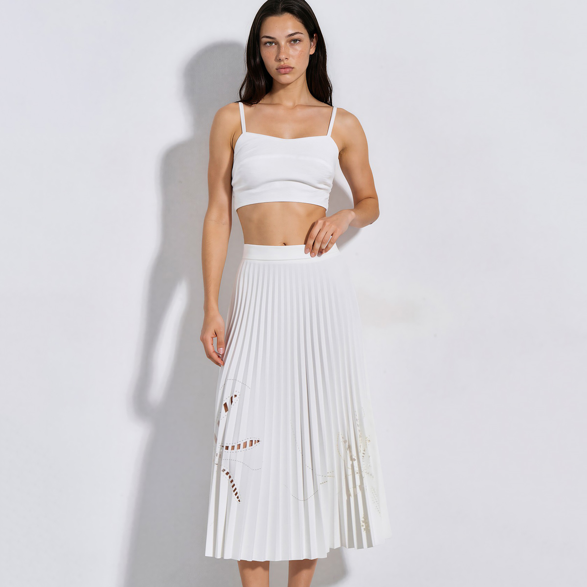 MIDI SKIRT 3126305 OFF WHITE