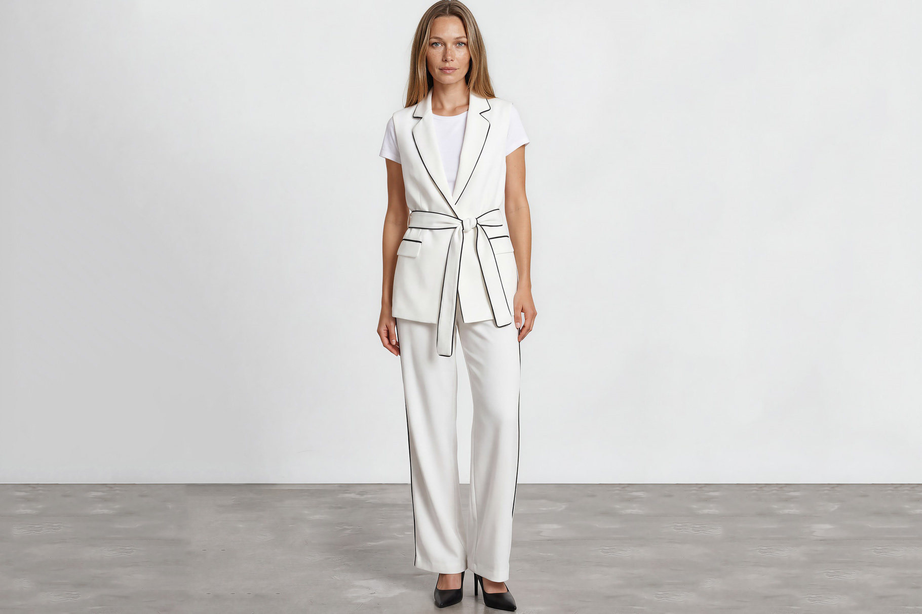 TROUSERS 3126402 OFF WHITE