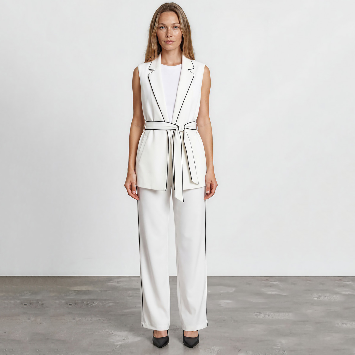 TROUSERS 3126402 OFF WHITE