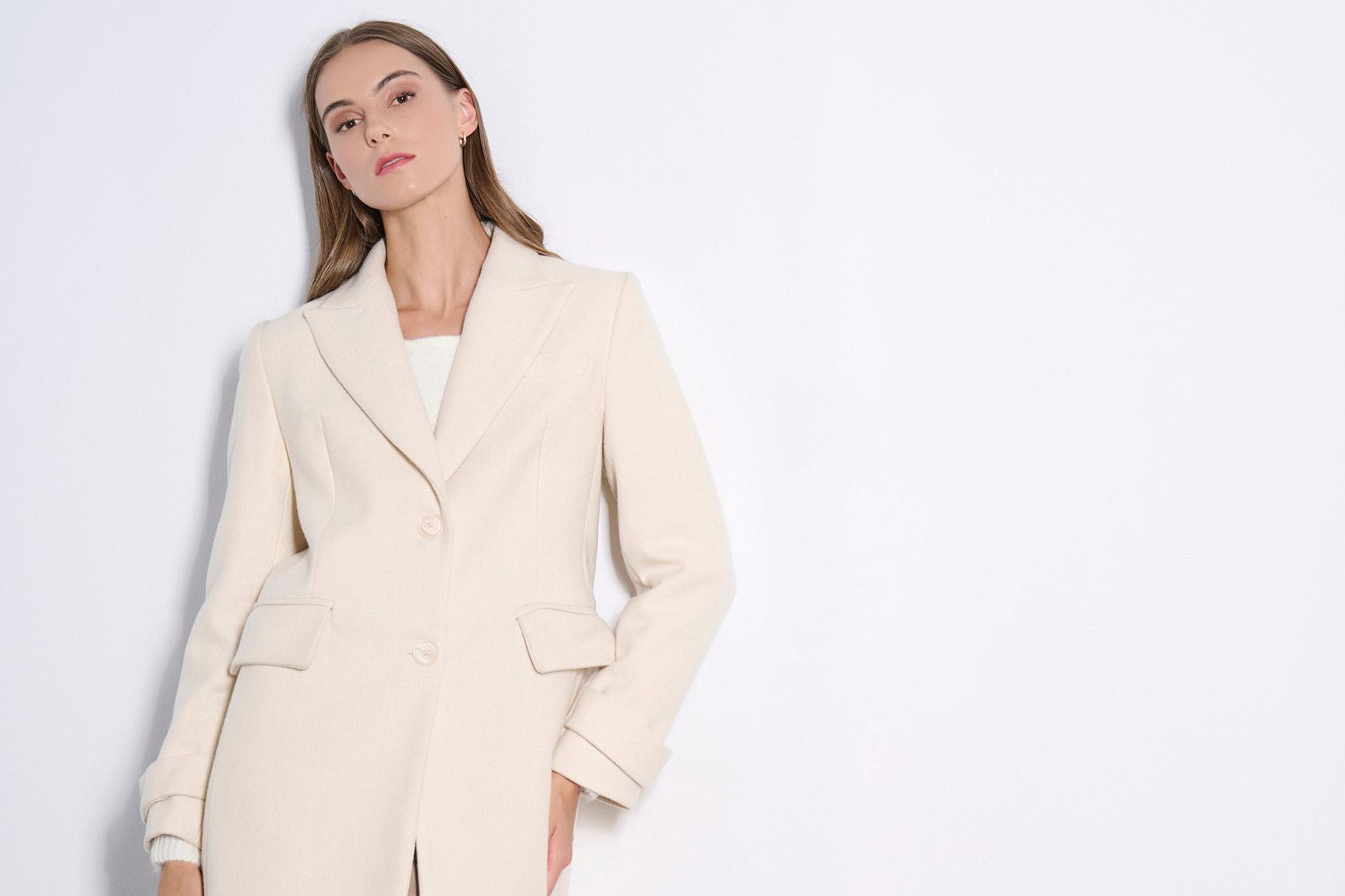 COAT 3225536 OFF WHITE