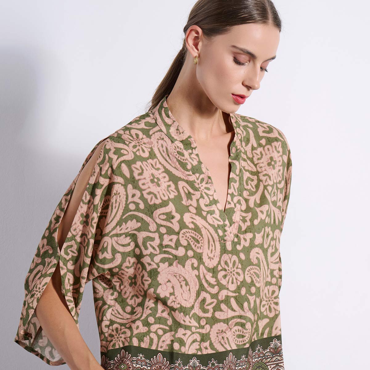 BLOUSE 3225140 OLIVE