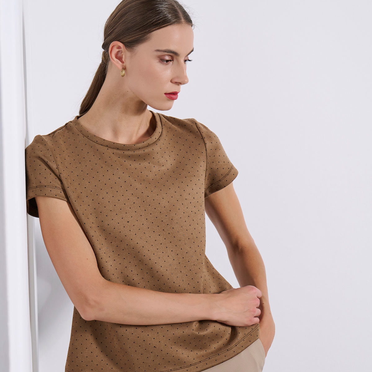 BLOUSE 3225135 TAUPE