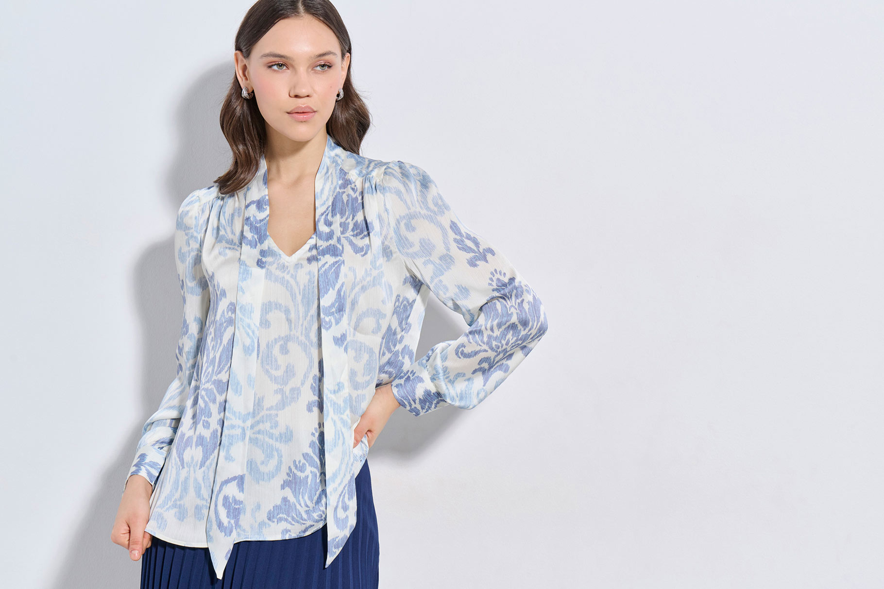 BLOUSE 2126106 BLUE