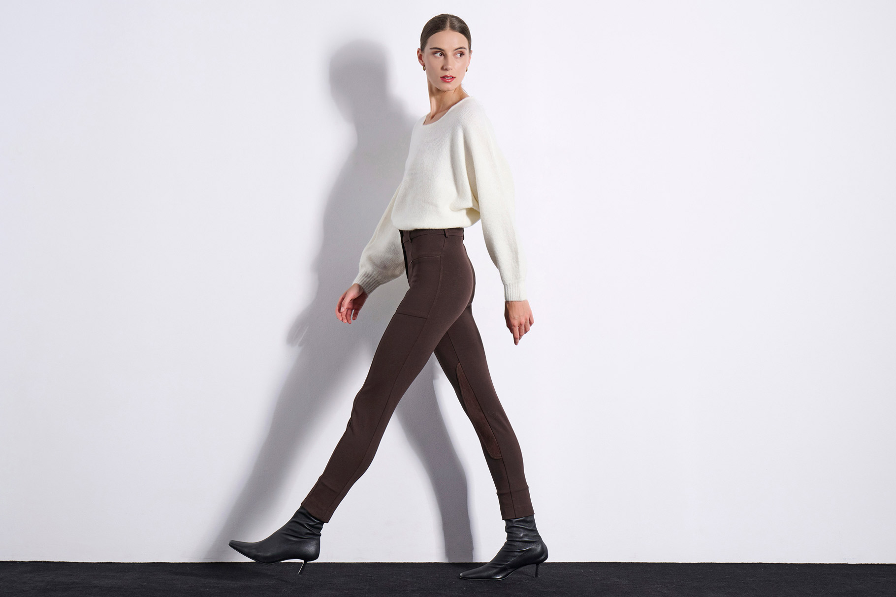 TROUSERS 3225407 BROWN