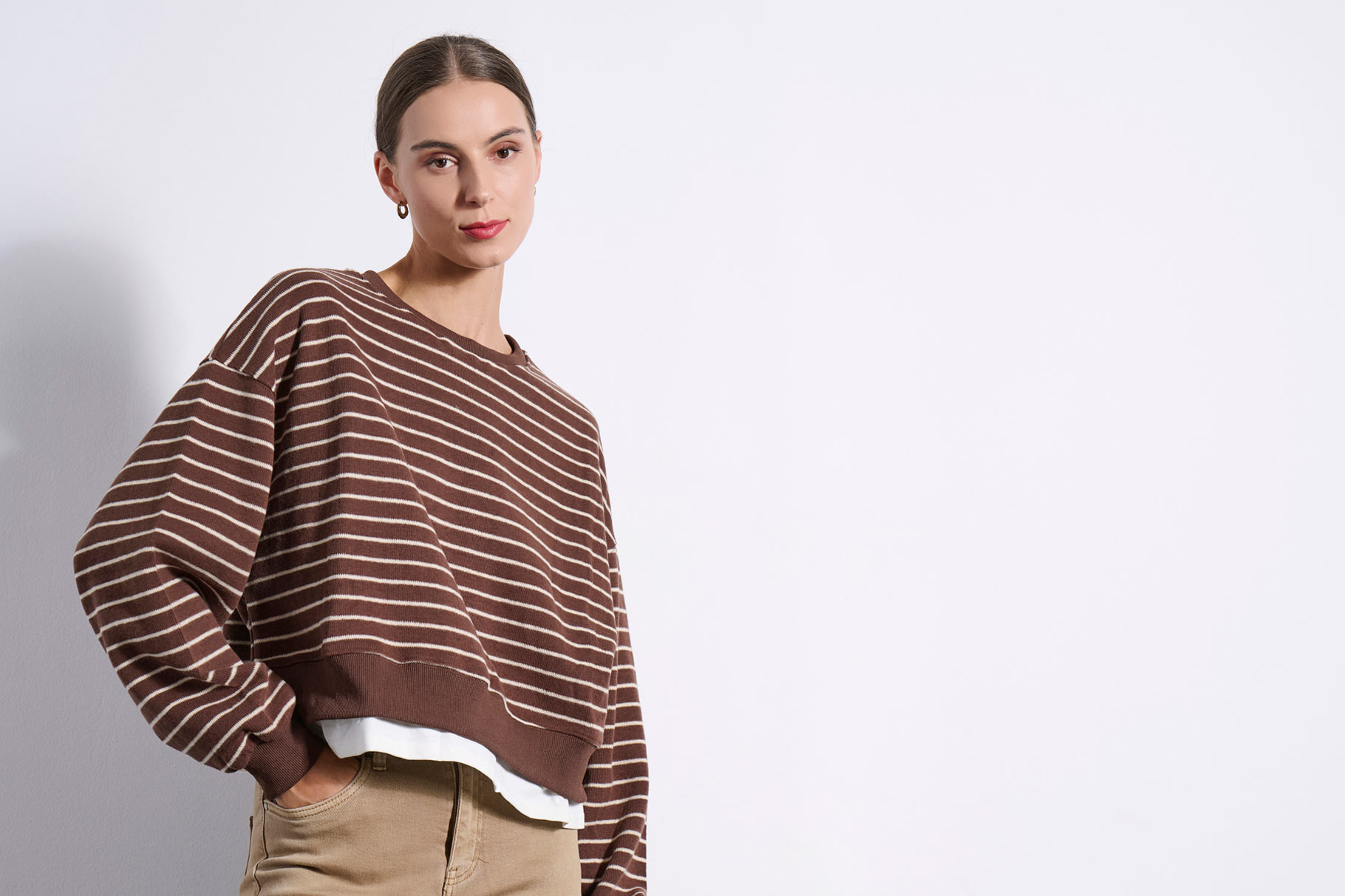 ΠΟΥΛΟΒΕΡ 2225014 BROWN