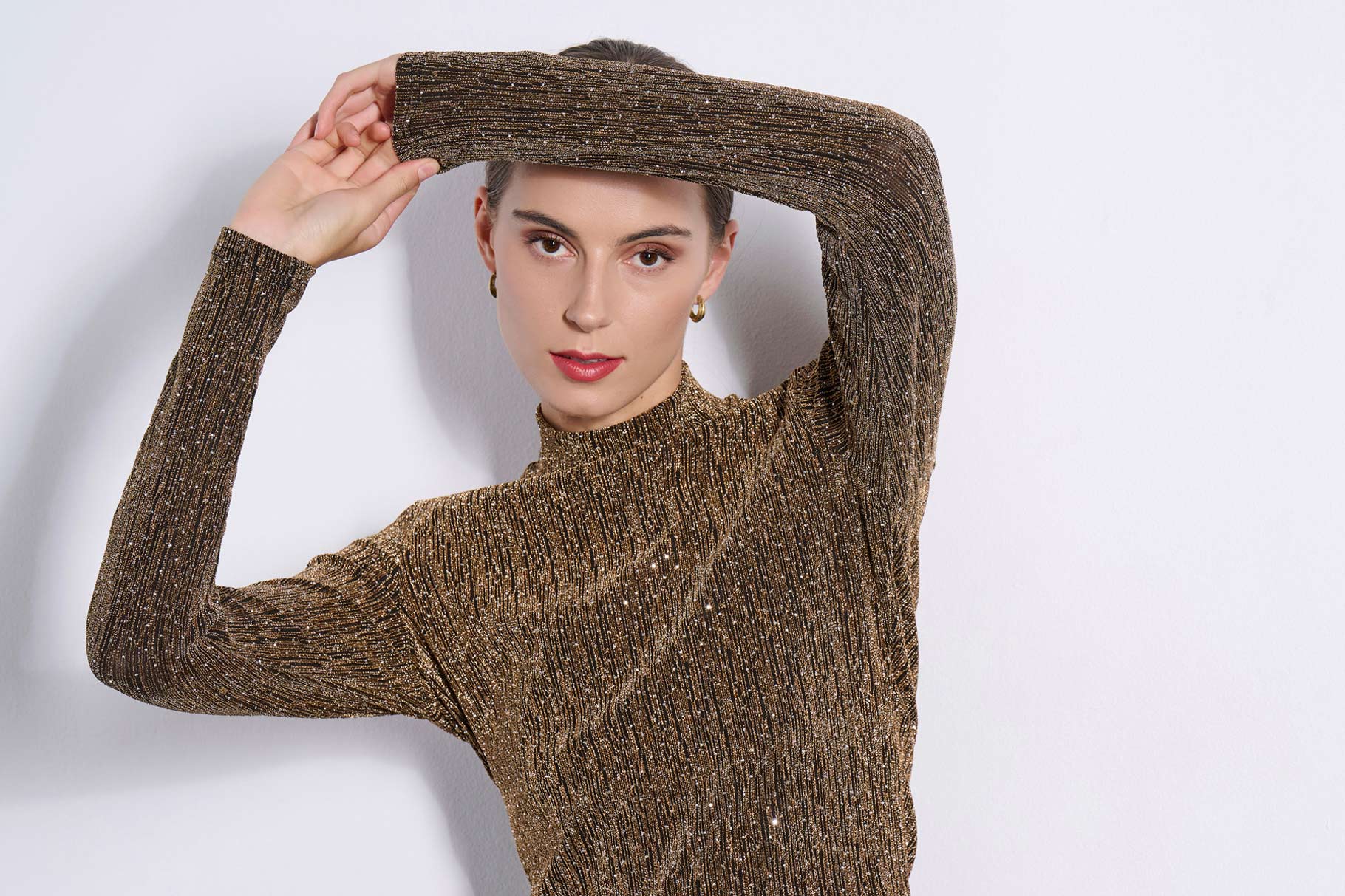 BLOUSE 2225102 CHOCOLATE