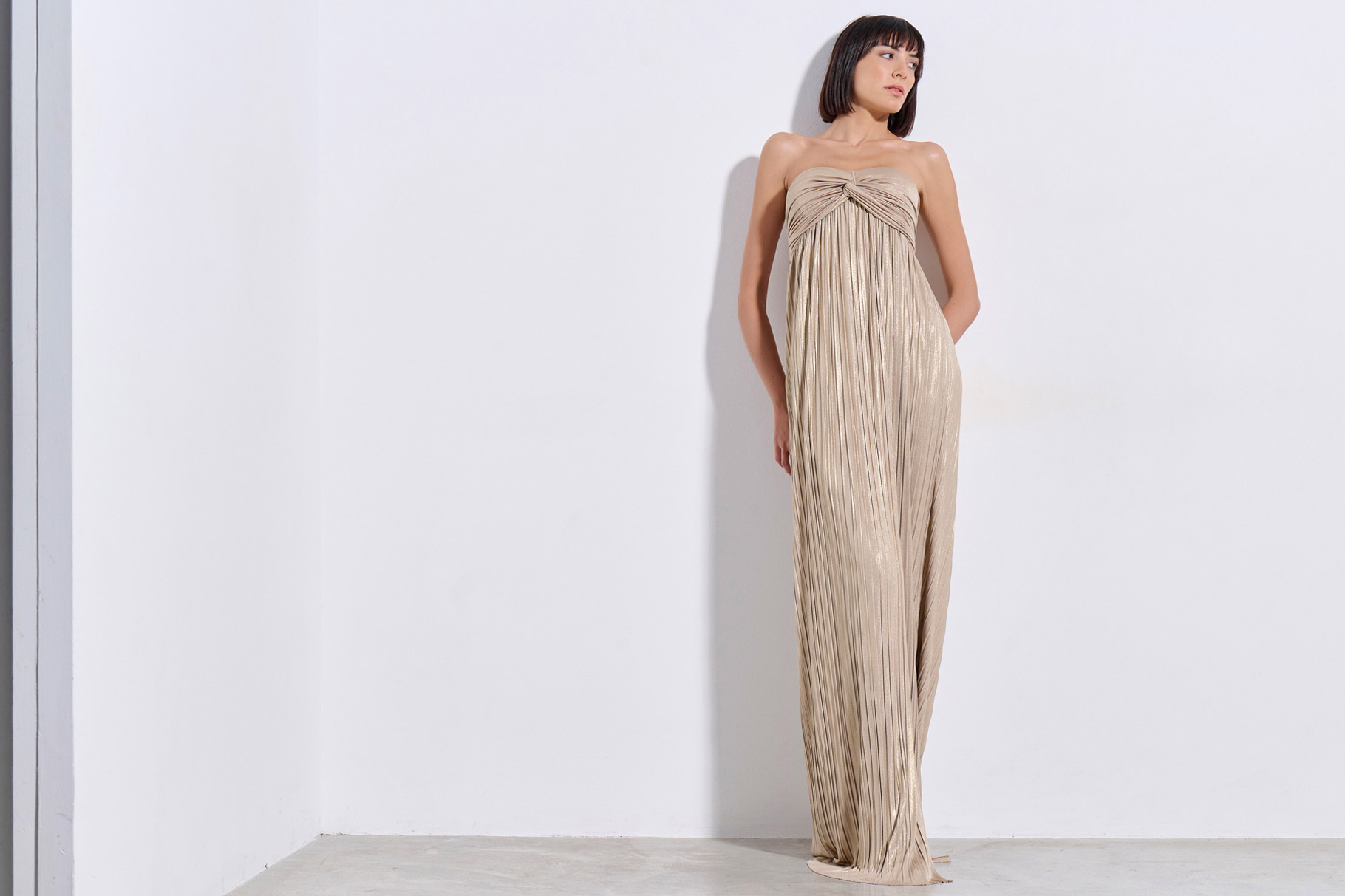 MAXI DRESS 3126903 GOLD