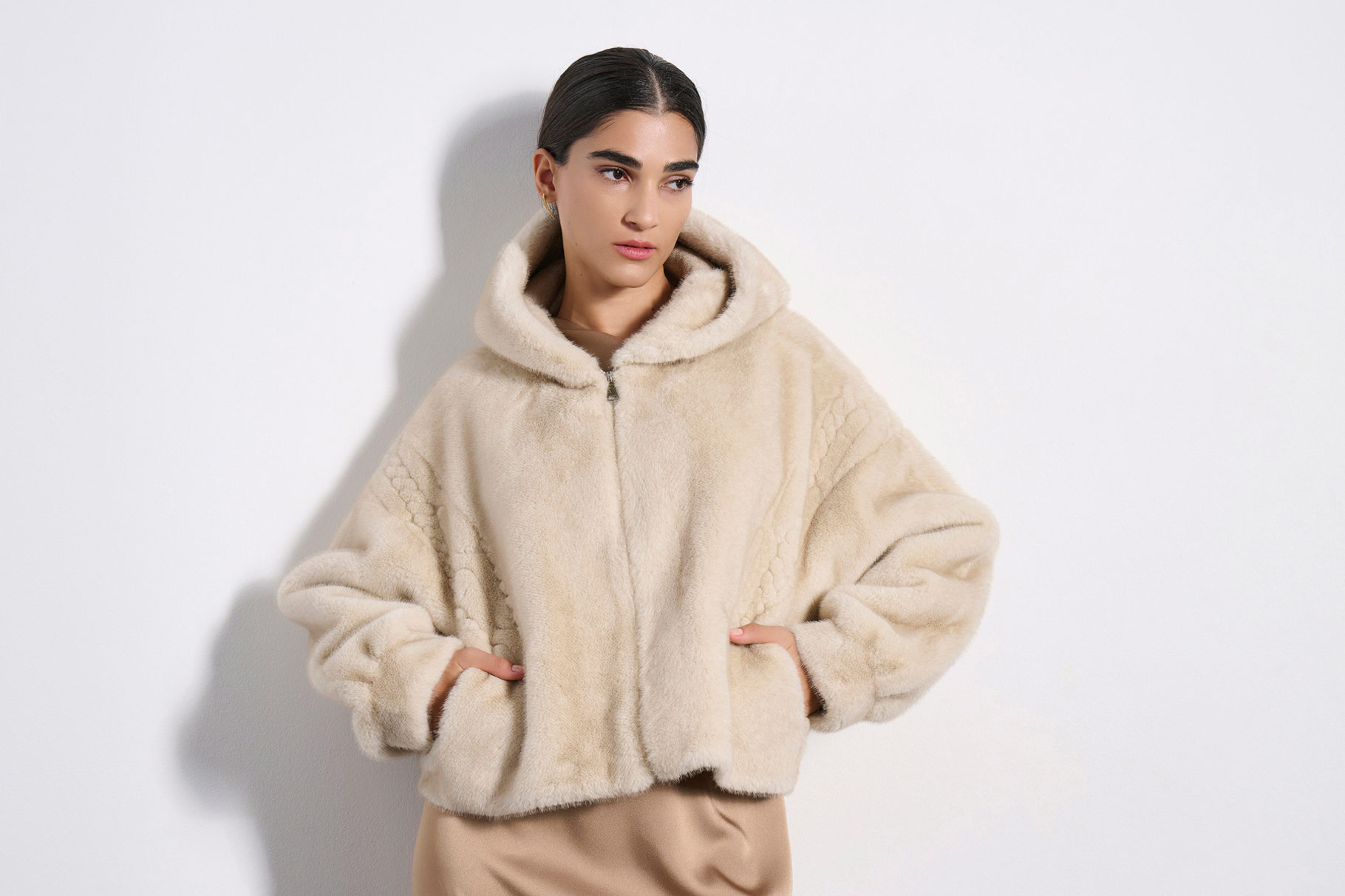FAUX FUR 2225502 BEIGE
