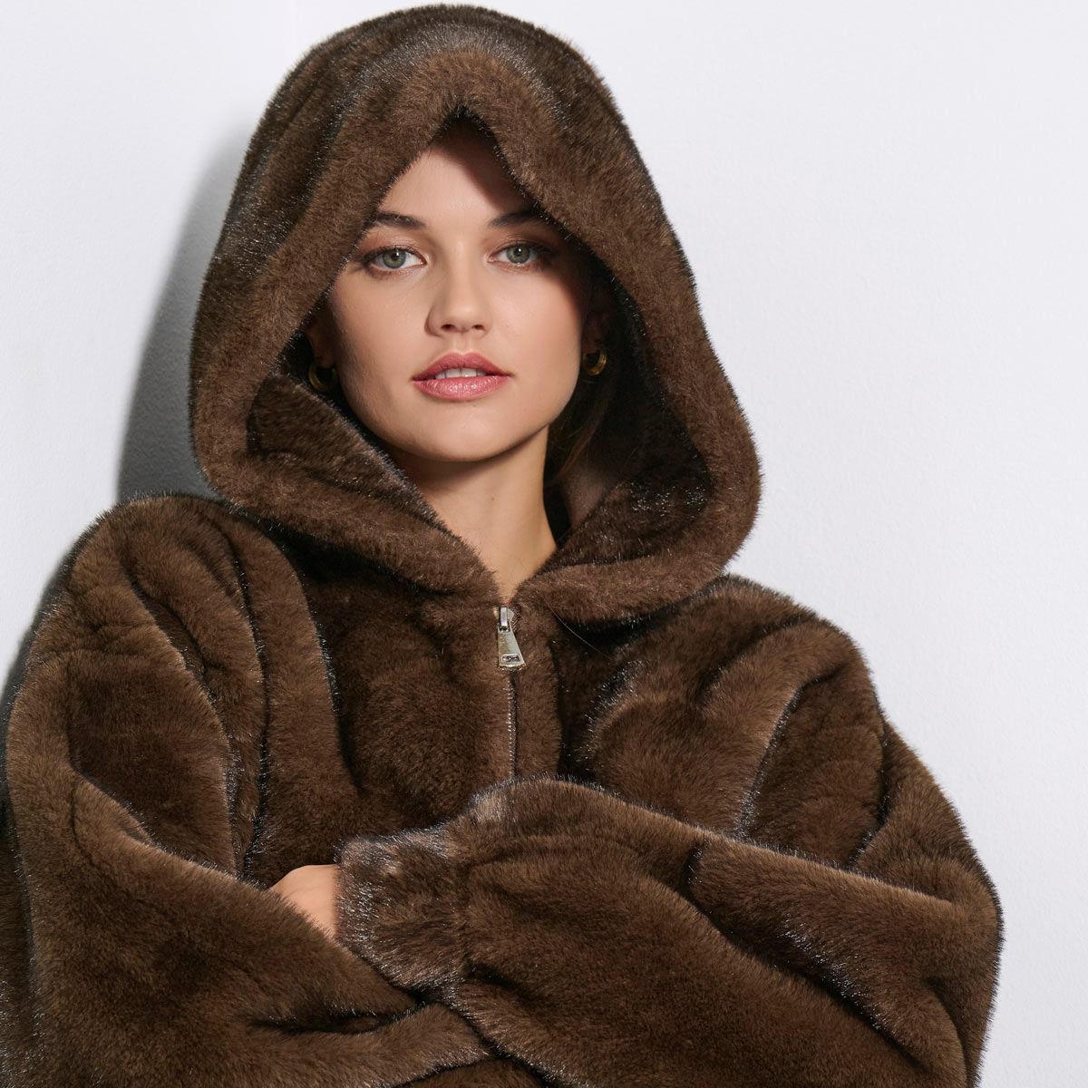 FAUX FUR 2225502 BROWN