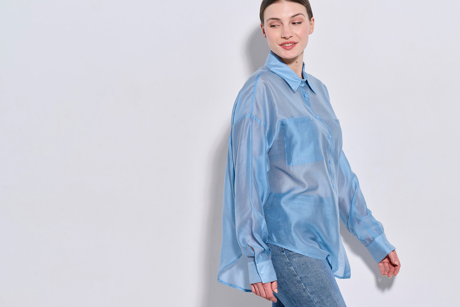 SHIRT 3126803 SKY BLUE