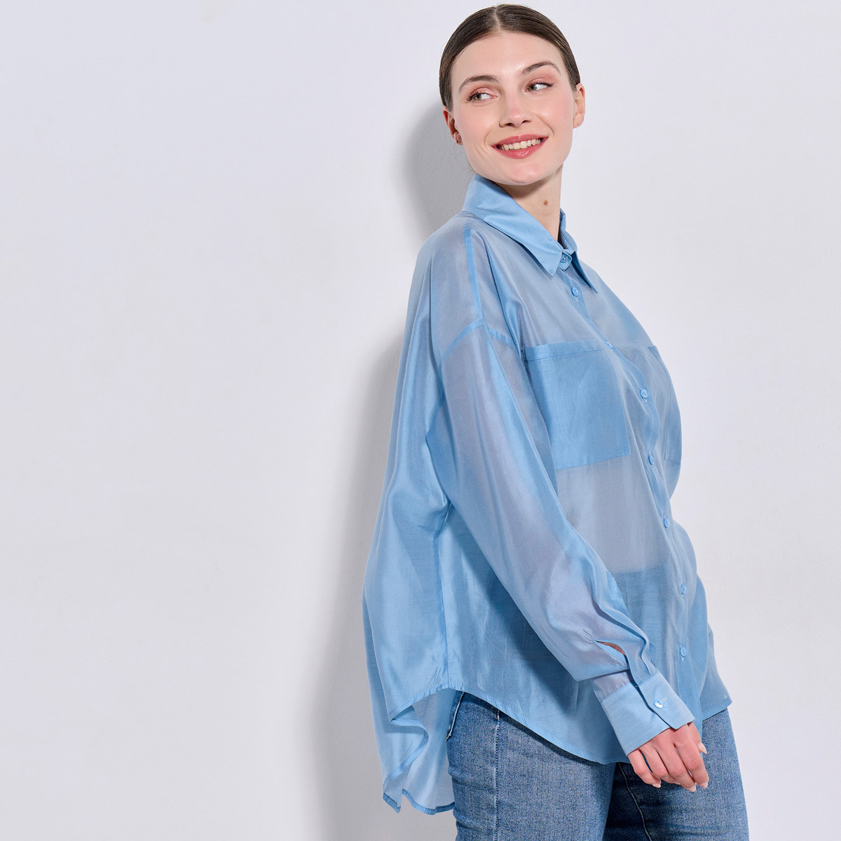 SHIRT 3126803 SKY BLUE