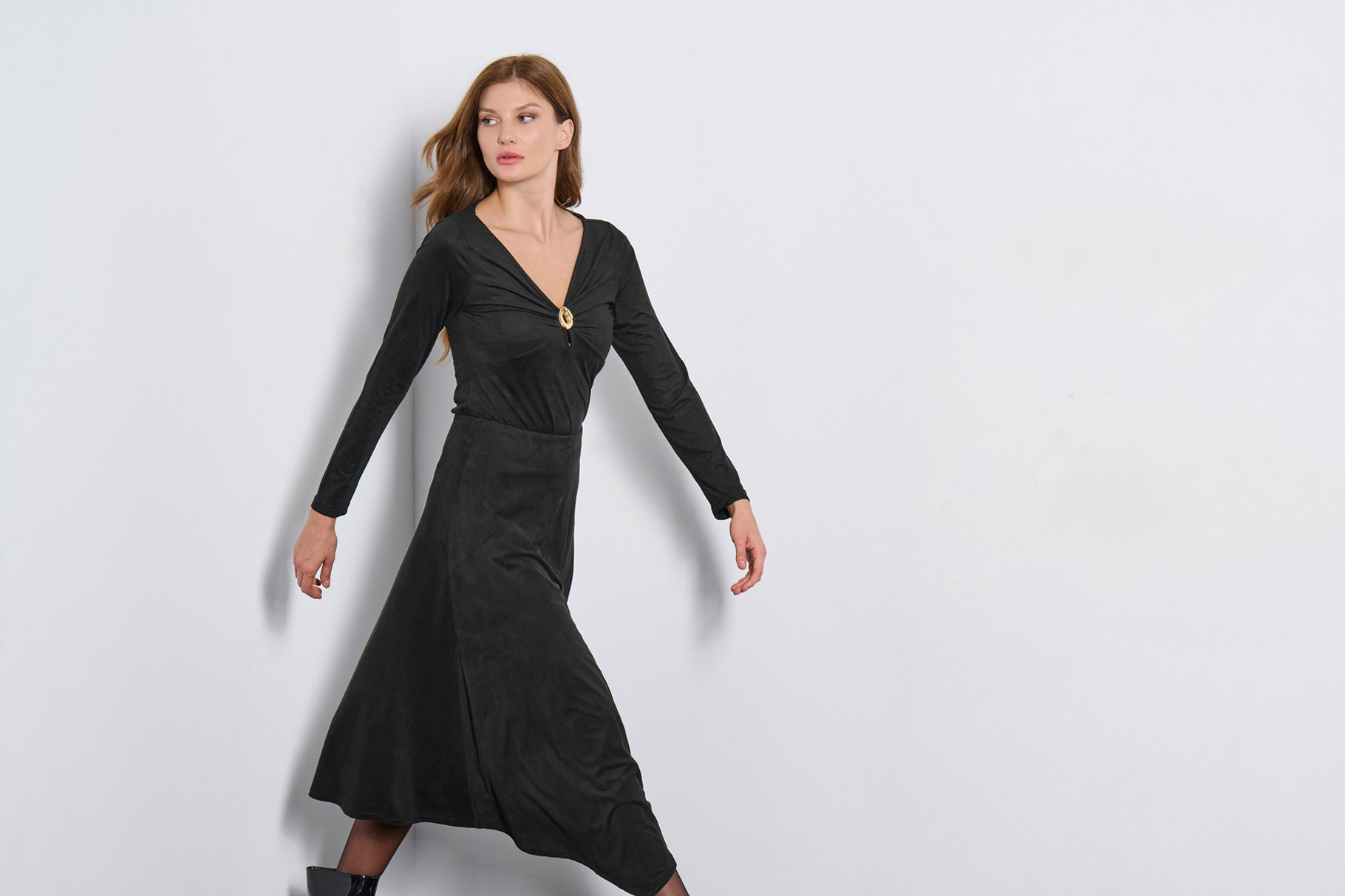 MIDI SKIRT 3225306 BLACK