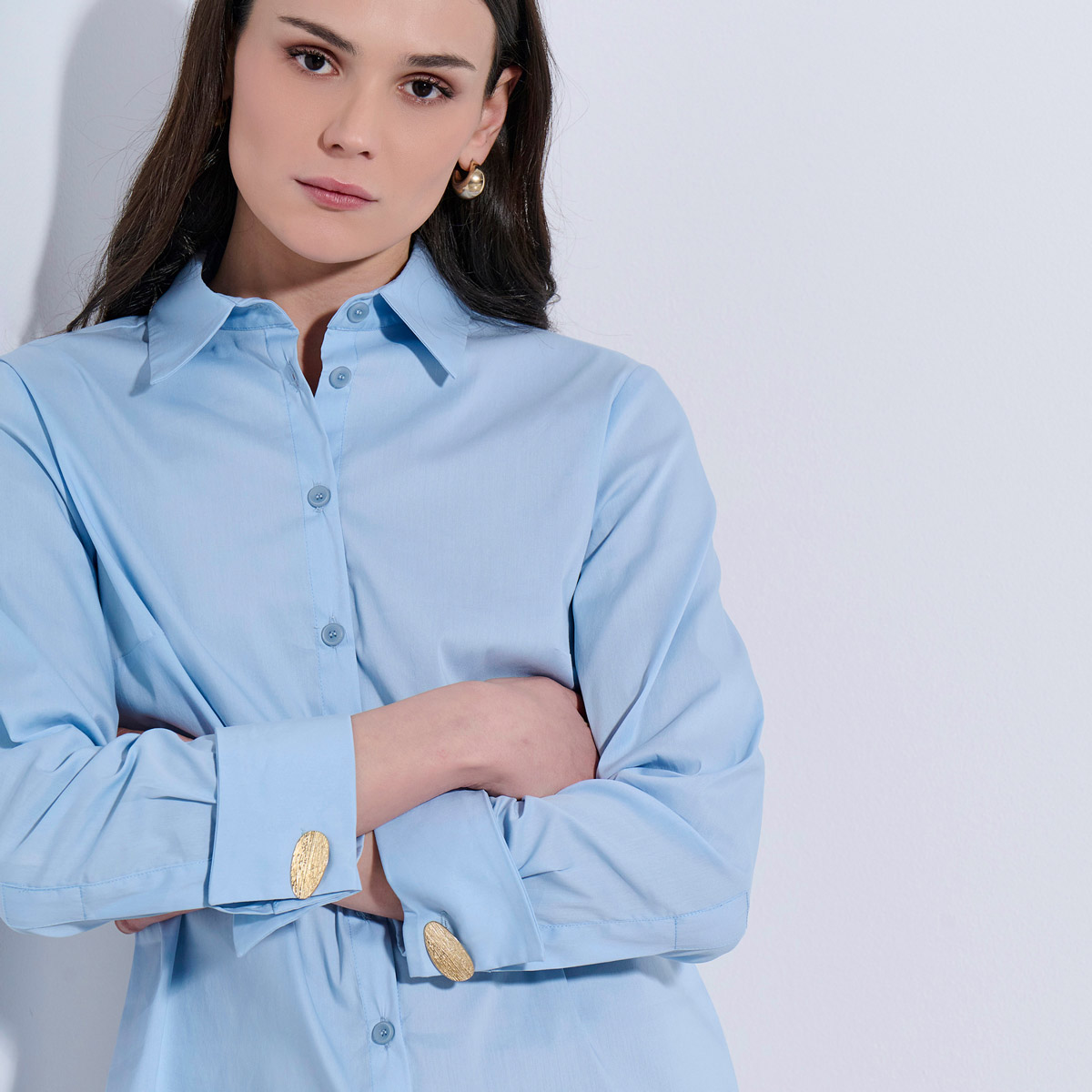 SHIRT 3126802 SKY BLUE