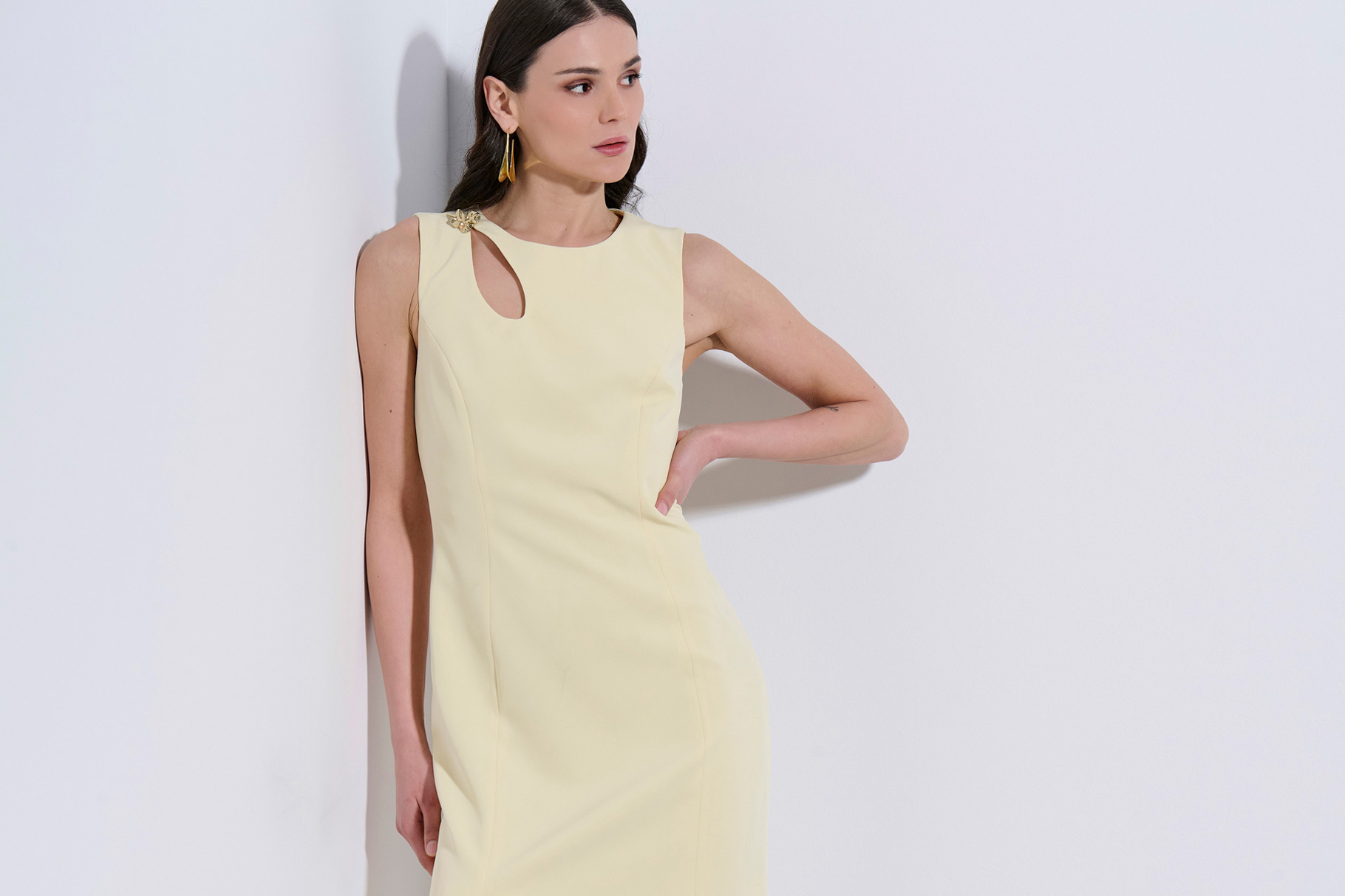 MIDI DRESS 3126922 YELLOW