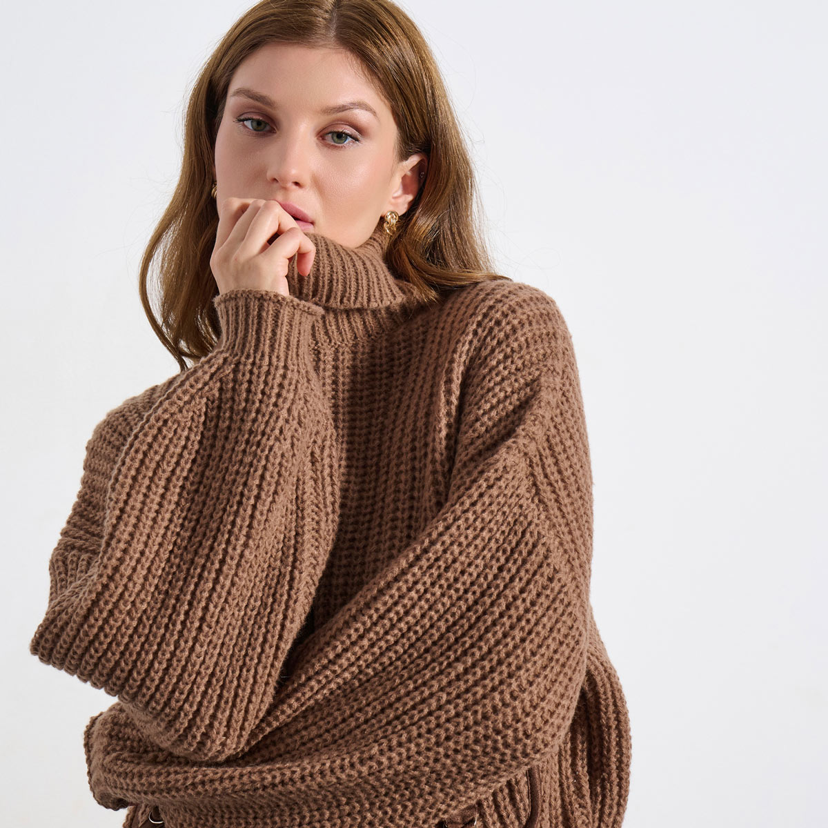 SWEATER 2225022 CHOCOLATE