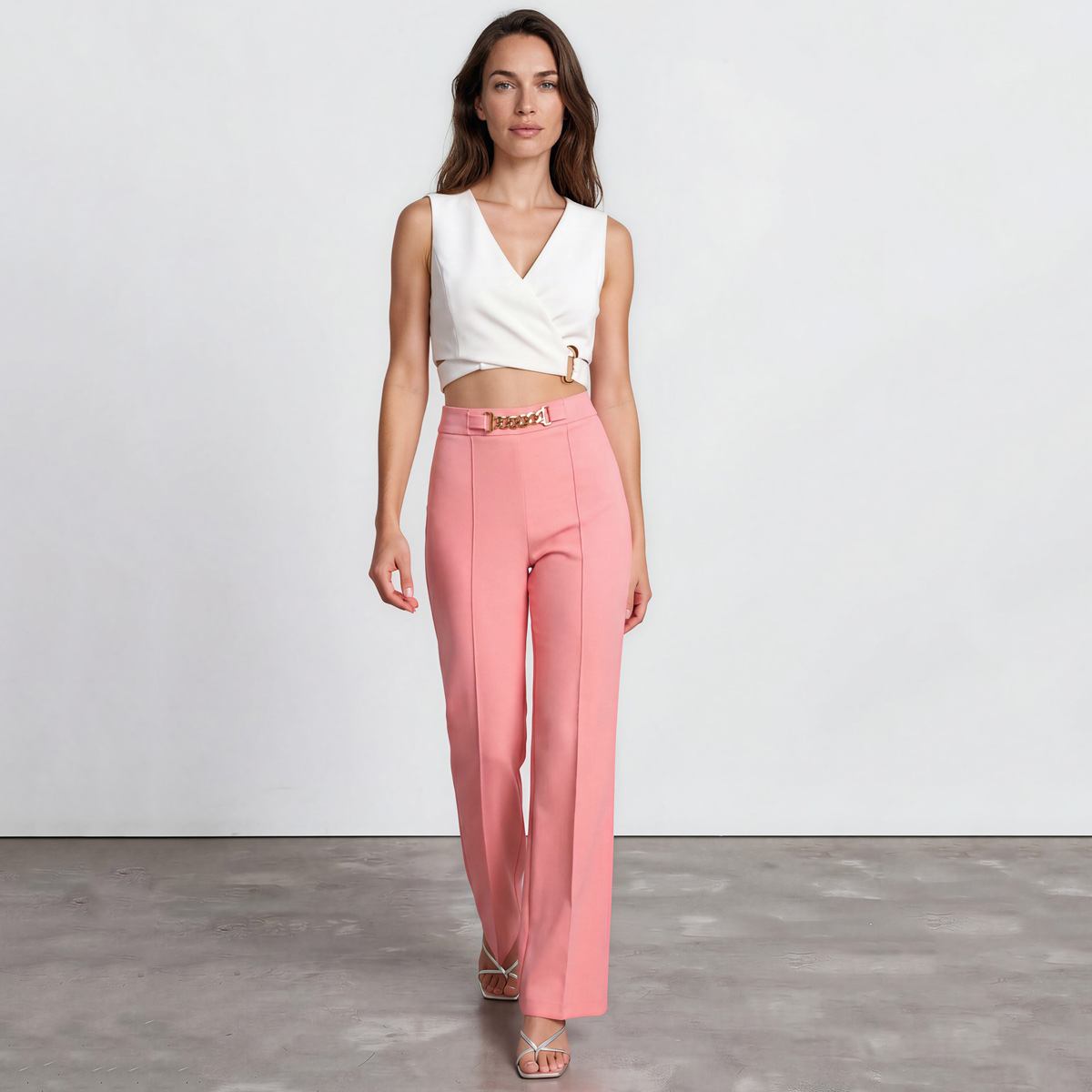 TROUSERS 3124438 FLAMINGO