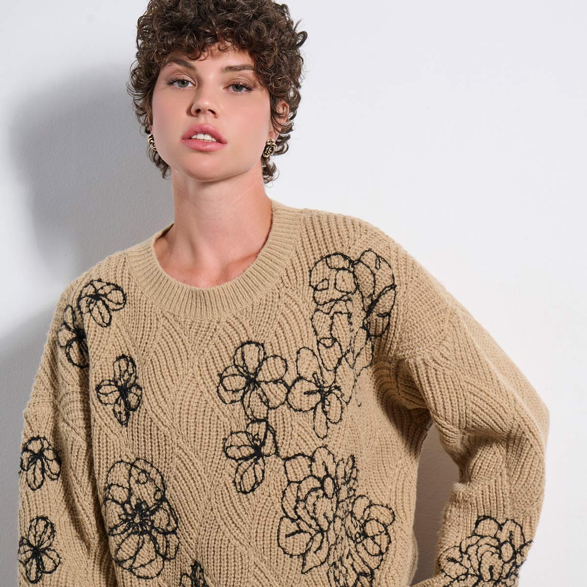 SWEATER 2225012 CAMEL