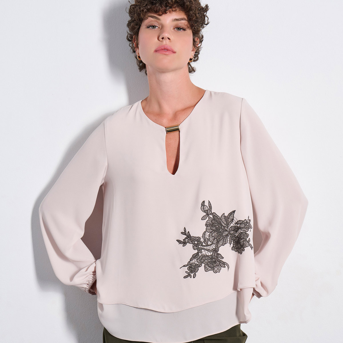 BLOUSE 3225133 VANILLA