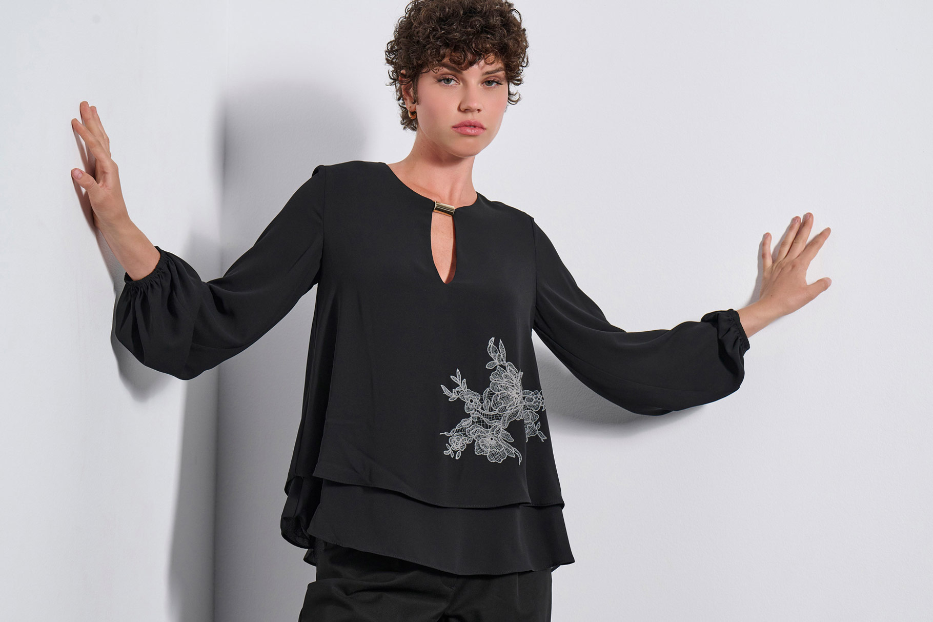 BLOUSE 3225133 BLACK