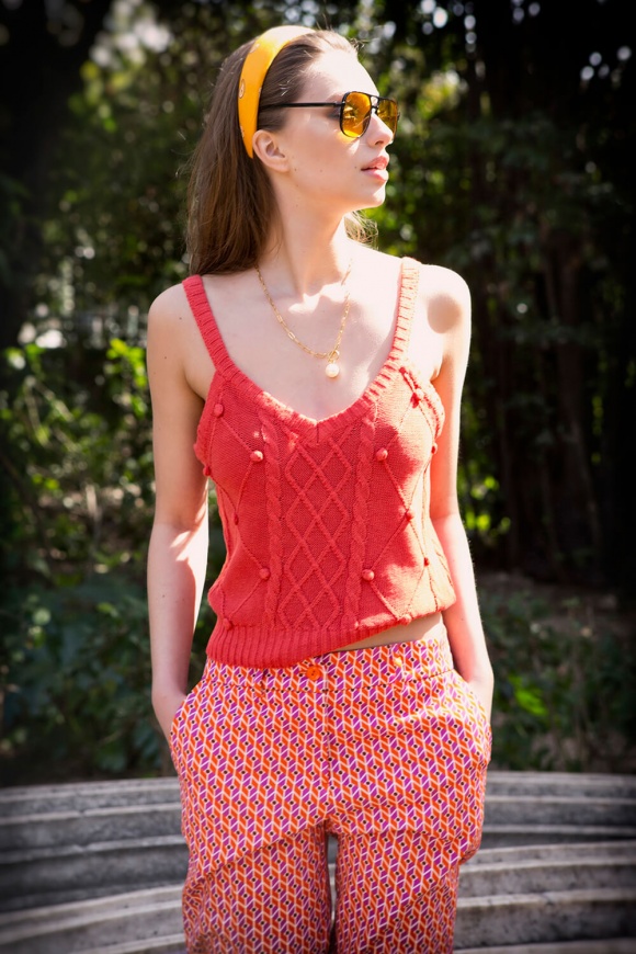 KNITTED TOP 2122012OR