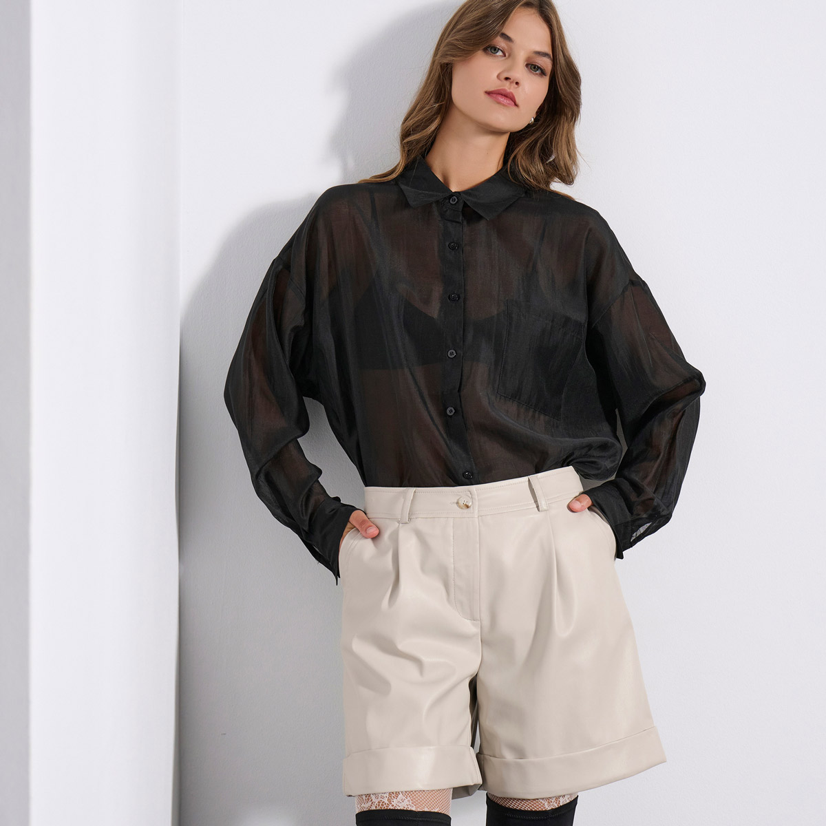SHORTS 3225437 OFF WHITE
