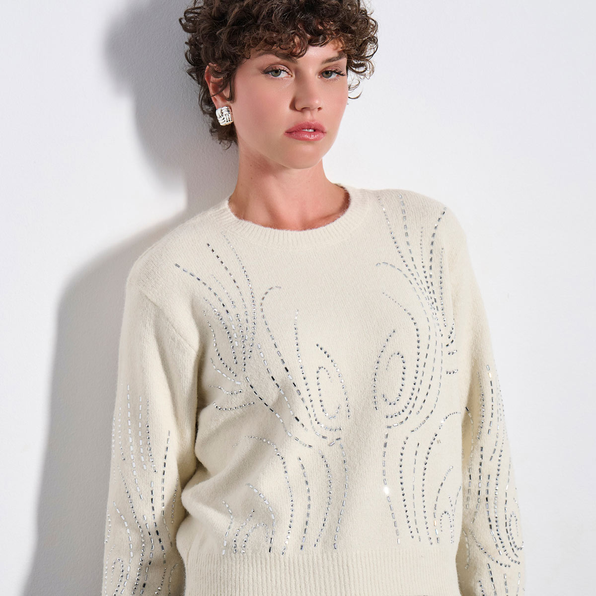 SWEATER 2225013 OFF WHITE