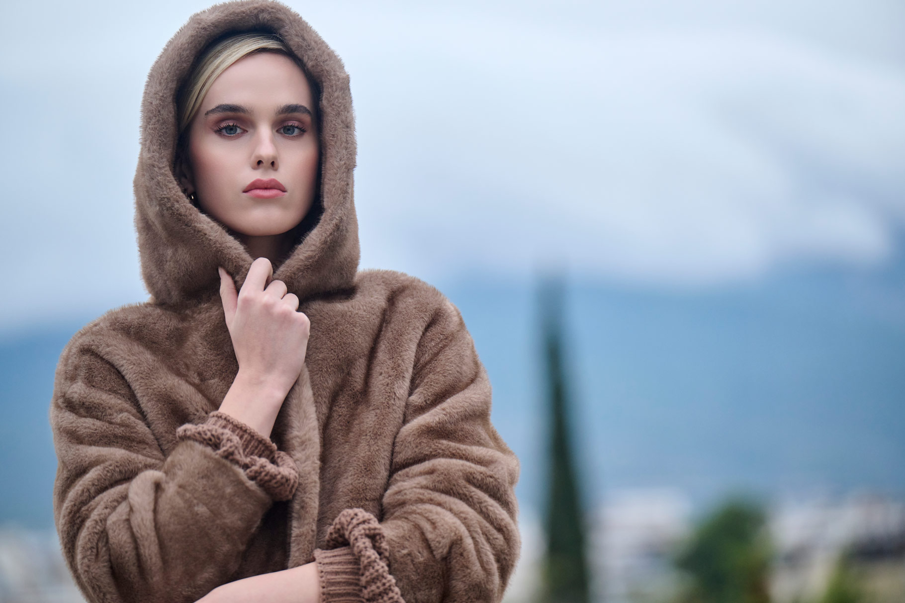 FAUX FUR 2225512 CHOCOLATE