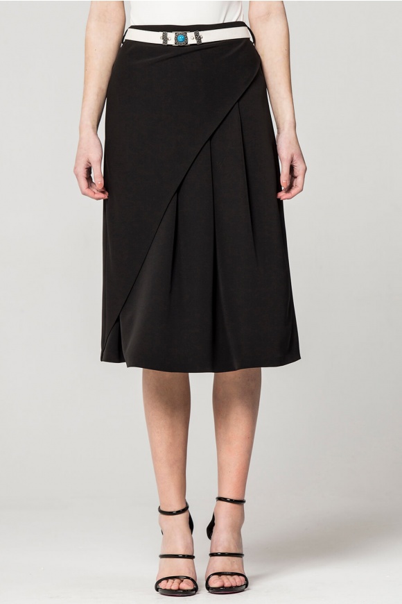 MIDI SKIRT 3123305BL