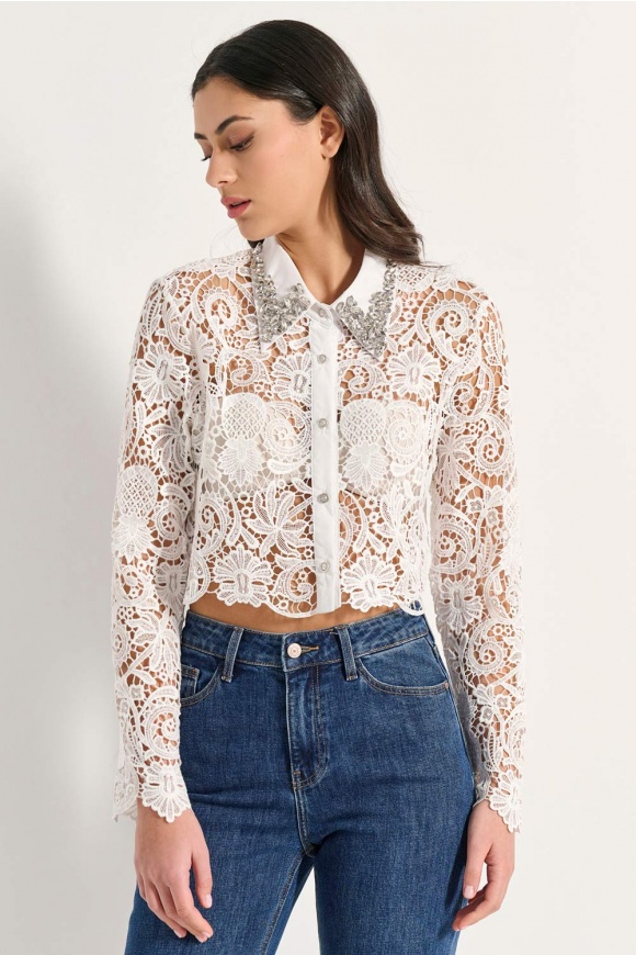 CROPPED SHIRT 2125807WH
