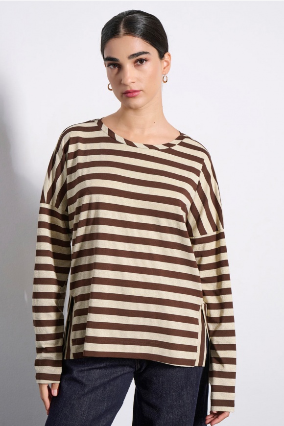 BLOUSE 3225143 BROWN