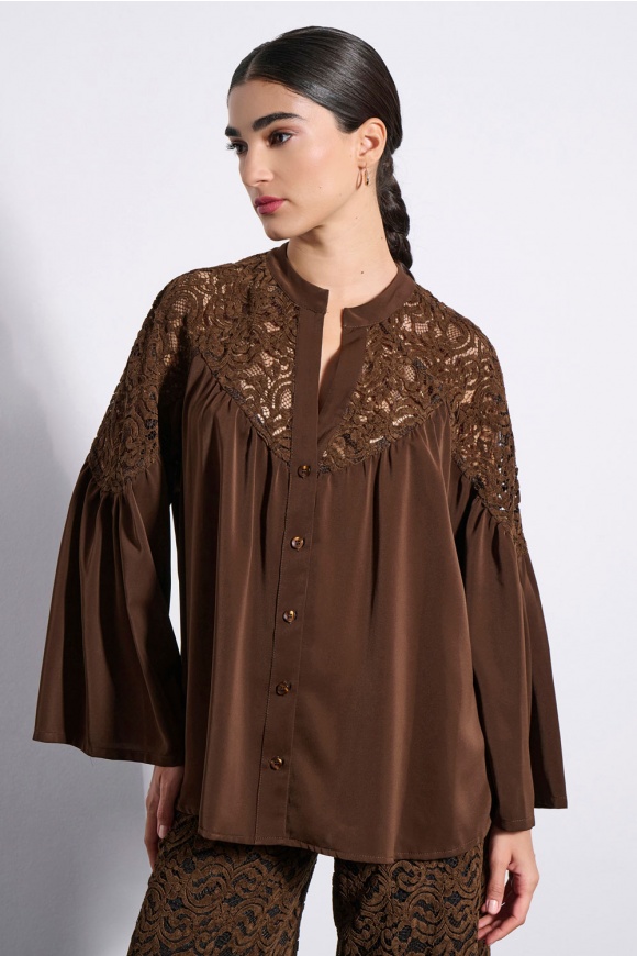 LONG SHIRT 3225817 CHOCOLATE