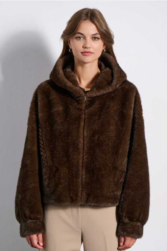 FAUX FUR 2225502 BROWN
