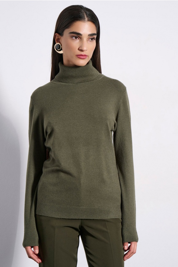 TURTLE NECK 4225001 OLIVE