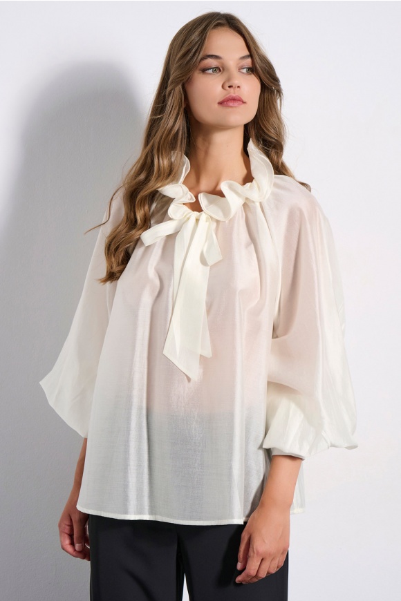 BLOUSE 4225001 OFF WHITE