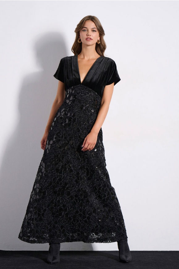 MAXI DRESS 3225928 BLACK