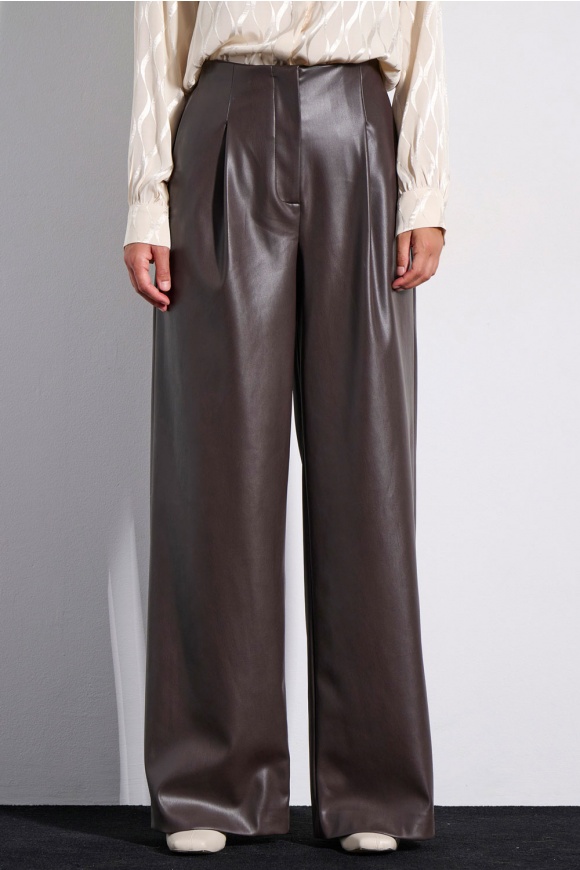 TROUSERS 3225424 BROWN